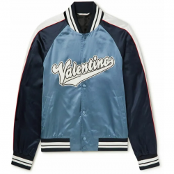 Valentino Satin Bomber Jacket