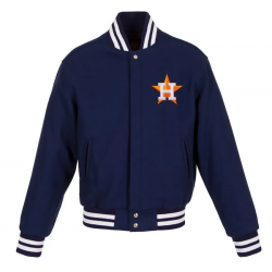 Varsity Houston Astros Navy Blue Wool Jacket Varsity Houston Astros Navy Blue Wool Jacket