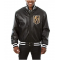 Vegas Golden Knights Varsity Black Leather Jacket