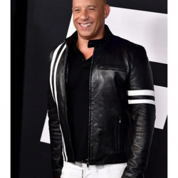 Vin Diesel Bloodshot Black Leather Jacket Vin Diesel Bloodshot Black Leather Jacket