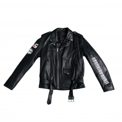 Vintage Inspired Black Leather Jacket
