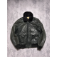 Vintage Leather Jacket: Schott Aviator Black Logo