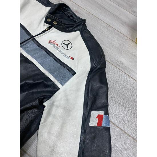 Vintage Mercedes Benz McLaren F1 West Leather Jacket