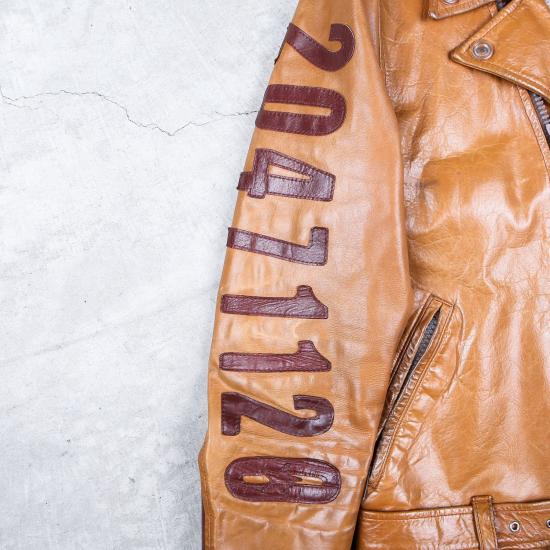 Vintage Rare Brown Colorway Biker Jacket