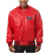 Washington Capitals Red Varsity Leather Jacket