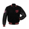 Washington Nationals MLB Black Varsity Jacket