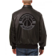 Washington Wizards Bomber Black Leather Jacket