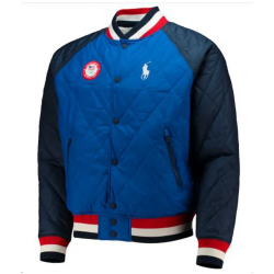 Winter Olympics Team USA 2022 Reversible Raglan Varsity Jacket