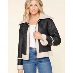 Women Victoria Faux Leather Jacket Women Victoria Faux Leather Jacket