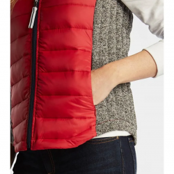 Womens Red Puffer Vest Womens Red Puffer Vest