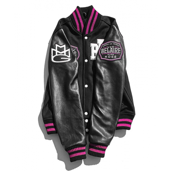 Women’s Black Bottle Girls Varsity Jacket