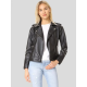 Womens Studded Leather Motorcycle Jacket