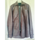 Yang Li Heavy Grain Men's Brown Leather Jacket