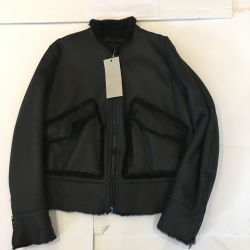 Yeezy Shearling Luxurious Lamb Leather Outerwear Jacket