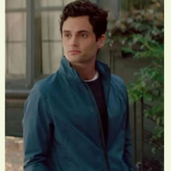 You Joe Goldberg Blue Cotton Jacket You Joe Goldberg Blue Cotton Jacket