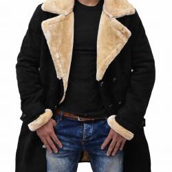 Youngblood Priest Shearling Leather Coat Youngblood Priest Shearling Leather Coat