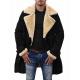 Youngblood Priest Shearling Leather Coat