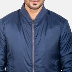 Zack Blue Bomber Jacket Zack Blue Bomber Jacket