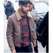 Zayn Malik Brown Suede Leather Jacket