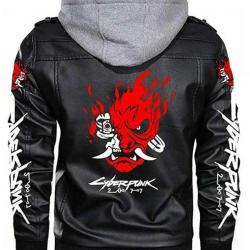 Cyberpunk Samurai Leather Halloween Costume Jacket Cyberpunk Samurai Leather Halloween Costume Jacket