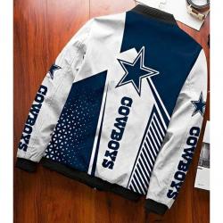 Dallas Cowboys NFL Bomber Jacket	 Dallas Cowboys NFL Bomber Jacket