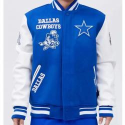 Dallas Cowboys Mash Up Varsity Jacket	 Dallas Cowboys Mash Up Varsity Jacket