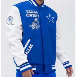 Dallas Cowboys Mash Up Varsity Jacket	 Dallas Cowboys Mash Up Varsity Jacket
