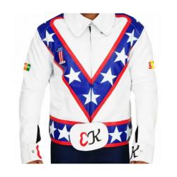 Daredevil Evel Knievel White Biker Jacket	