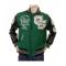 Dark Green Spartans Stadium Varsity Jacket	