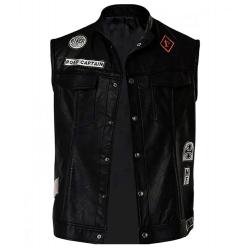 Deacon John Mongrel Farewell Motorcycle Leather Vest	