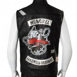 Deacon John Mongrel Farewell Motorcycle Leather Vest	 Deacon John Mongrel Farewell Motorcycle Leather Vest