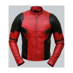 Deadpool Red Leather Jacket	