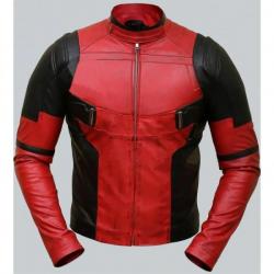 Deadpool Red Leather Jacket	 Deadpool Red Leather Jacket