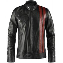 Death Race Frankenstein Biker Leather Jacket	