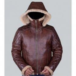 Diamond Quilted Bomber B3 Shearling Jacket	 Diamond Quilted Bomber B3 Shearling Jacket