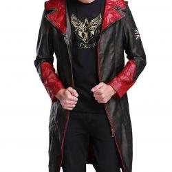 DMC Dante Leather Hooded Coat	 DMC Dante Leather Hooded Coat