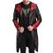 DMC Dante Leather Hooded Coat	