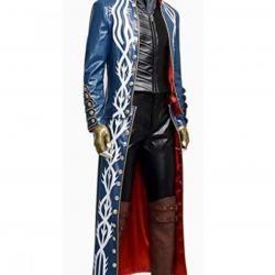 Devil May Cry 3 Vergil Trench Leather Coat	 Devil May Cry 3 Vergil Trench Leather Coat
