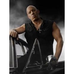 Dominic Toretto Fast X 2023 Vin Diesel Black Vest	