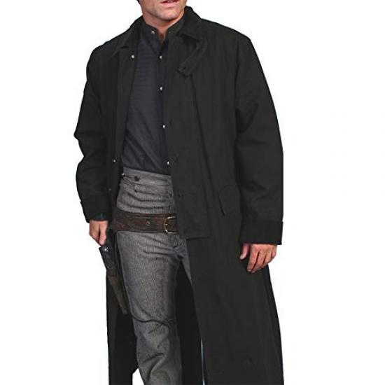 Mens Reacher Style Brown Suede Leather Coat