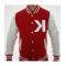 Electro Kavinsky Red and White Wool Jacket	