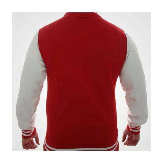 Electro Kavinsky Red and White Wool Jacket