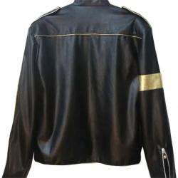Elizabeth Taylor Michael Jackson Tribute Leather Jacket	 Elizabeth Taylor Michael Jackson Tribute Leather Jacket