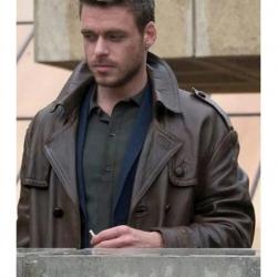 Eternals Ikaris Brown Leather Car Coat	 Eternals Ikaris Brown Leather Car Coat