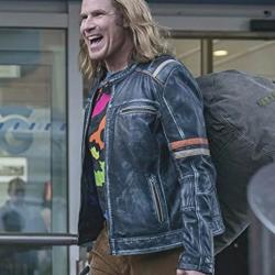 Eurovision Song Contest Will Ferrell Cafe Racer Leather Jacket	 Eurovision Song Contest Will Ferrell Cafe Racer Leather Jacket