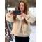 Falling For Christmas 2022 Lindsay Lohan Shearling Jacket	