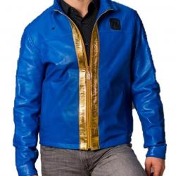Fallout 76 The Vault Leather Jacket	 Fallout 76 The Vault Leather Jacket