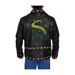 Fallout Tunnel Snakes Rule Black Leather Jacket	