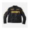 Ferrari Black Leather Motorcycle Biker Jacket	