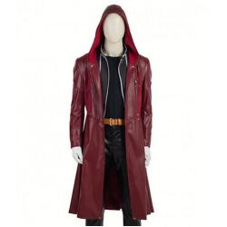 Fullmetal Alchemist Edward Elric Maroon Leather Coat	